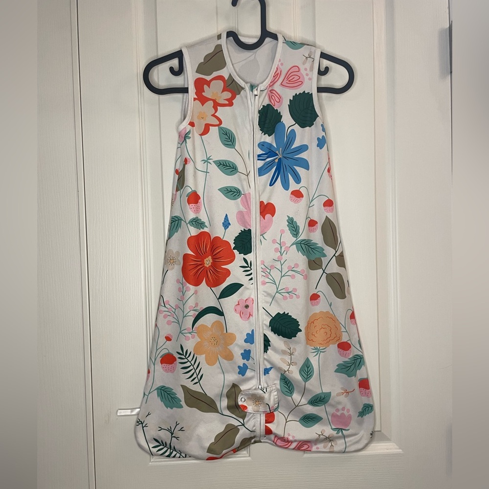 Floral sleep sack with Zipper